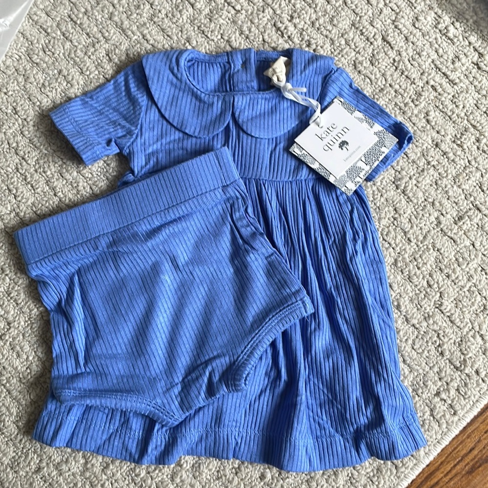 Kate Quinn short sleeve Peter Pan dress & bloomer